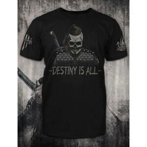 Warrior Xii Viking Destiny Veteran Owned Graphic Funny Tactical Shirt 2xl black